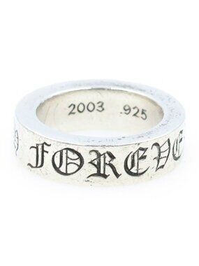 Chrome Hearts Spacer Forever Ring Silver